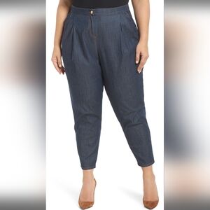 Ashley Graham X Marina RinaldiIdillico Stretch Denim Trousers